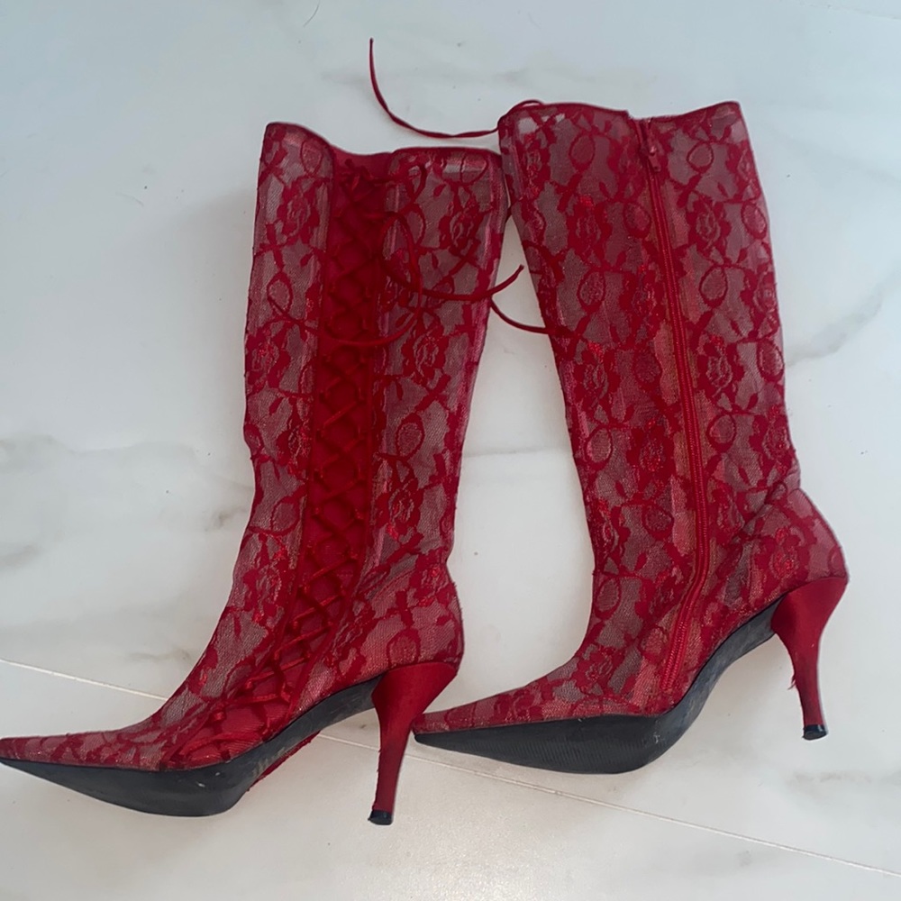Red boots